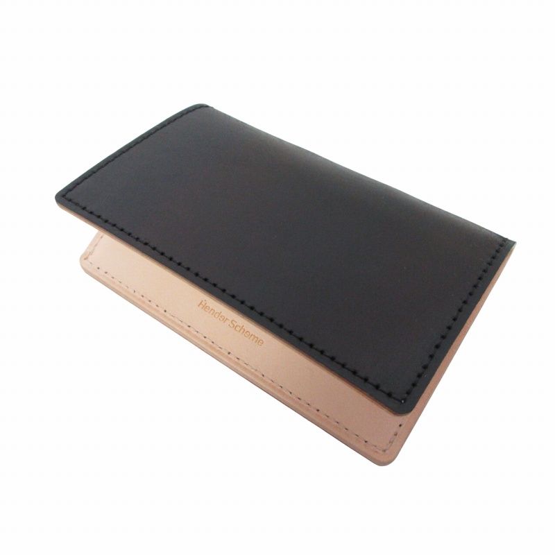 エンダースキーマ Hender Scheme f ed card case black hc-rc-fcc ホーウィン社製 コードバン レザー カードケース 名刺入れ 二つ折り 素材 皮革