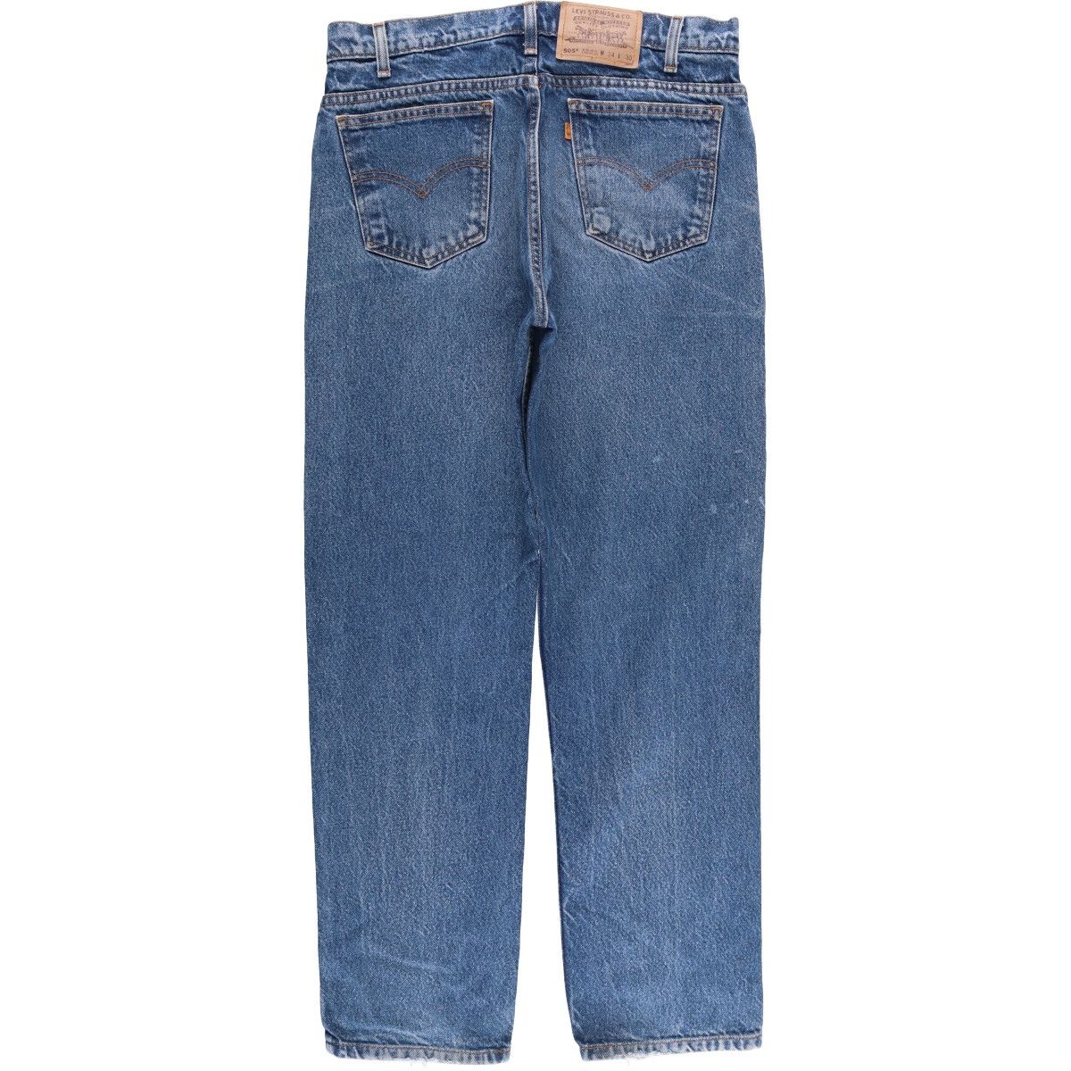 古着 90年代 リーバイス Levi s 505 REGULAR FIT STRAIGHT LEG テーパードデニムパンツ メンズw33相当 ヴィンテージ|eaa583616