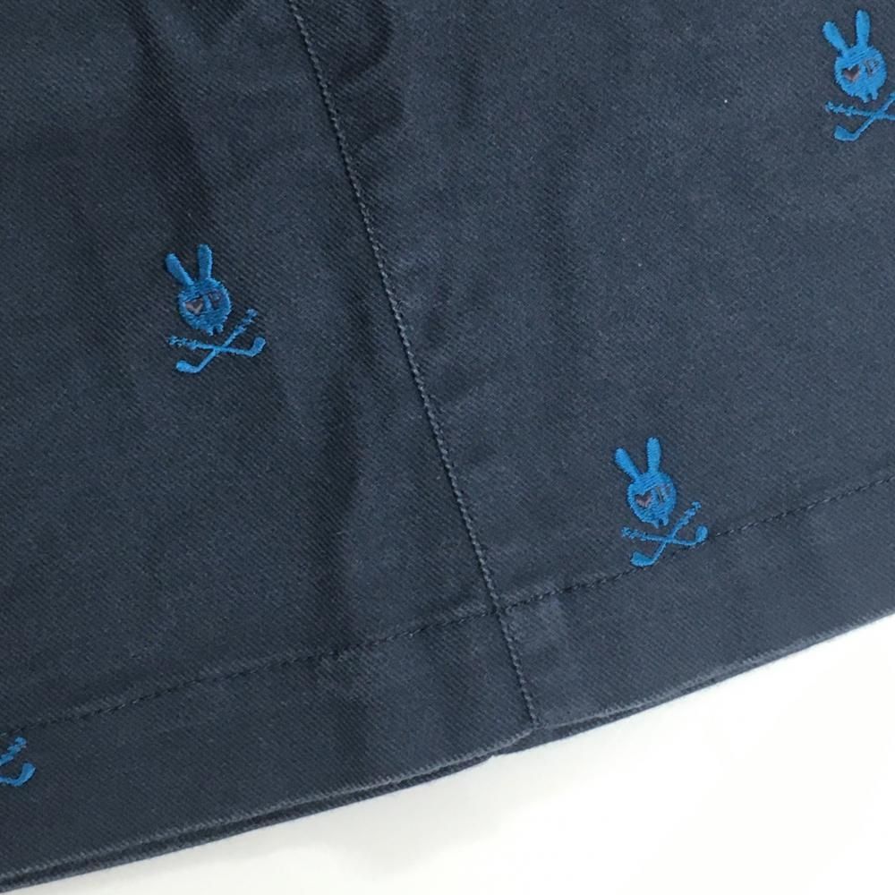 ☆SALE価格☆パーリーゲイツ スカート ネイビー×ブルー スカルラビット 