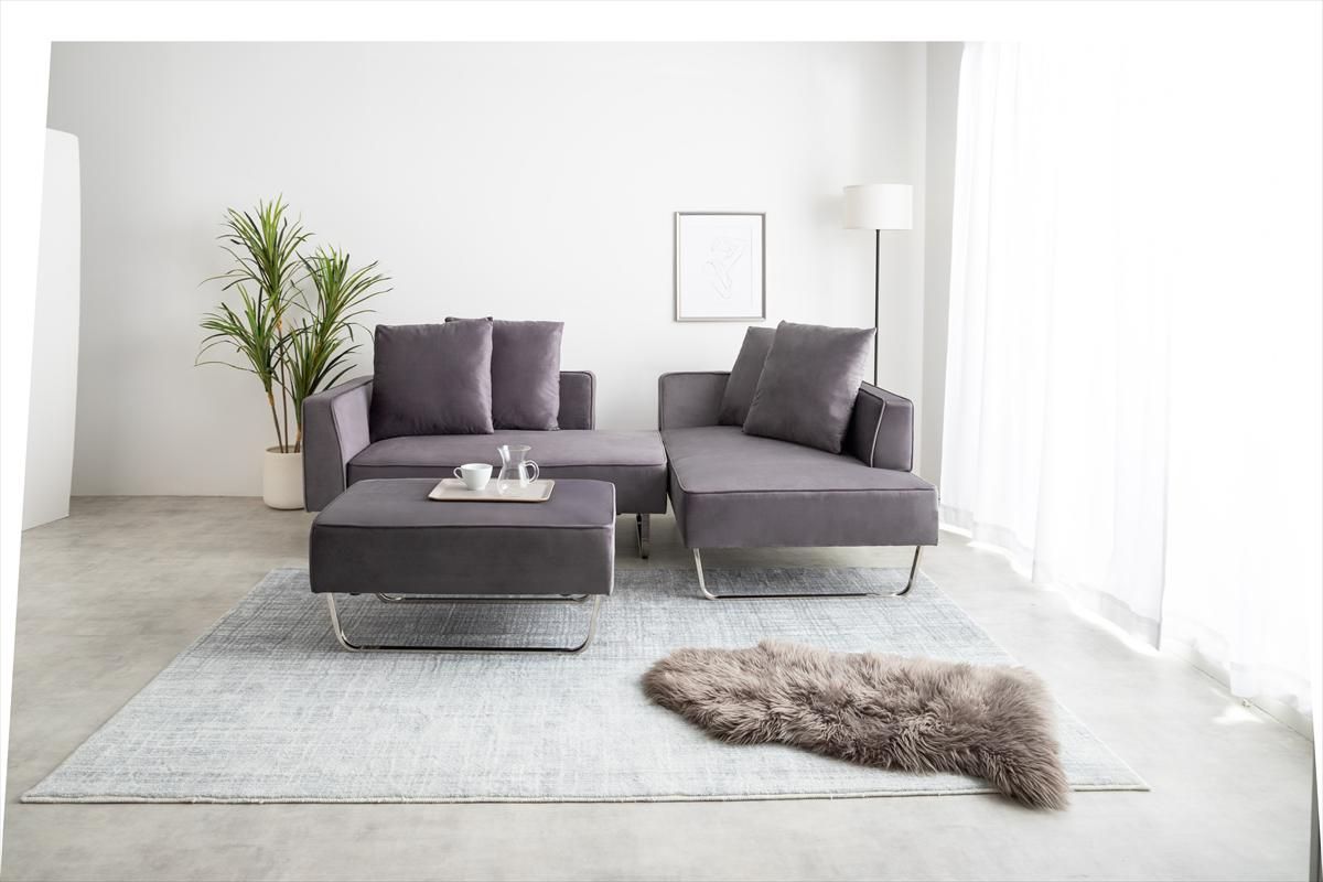 家具350 ソファ&オットマン 家具350 北欧ポケットコイルソファ+