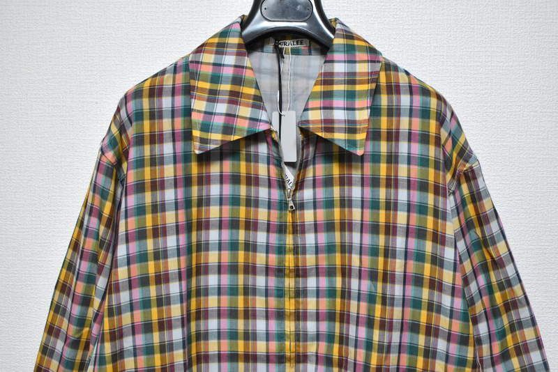 AURALEE オーラリー GIZA L.WEIGHT D.CLOTH ZIP BL 3 定価51700