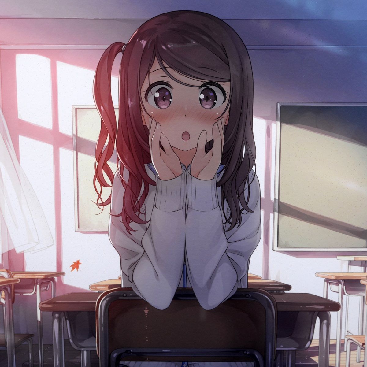 カントク 放課後だけの席替え 版画 アールジュネス | アールビバン保証書付