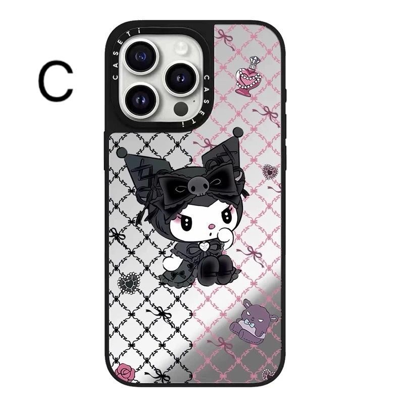 CASETiFY Kuromi iPhone 16 Pro ケース クロミ Sanrio Kuromi CASETiFY Puffy phone Case iphone 16 Pro MAX