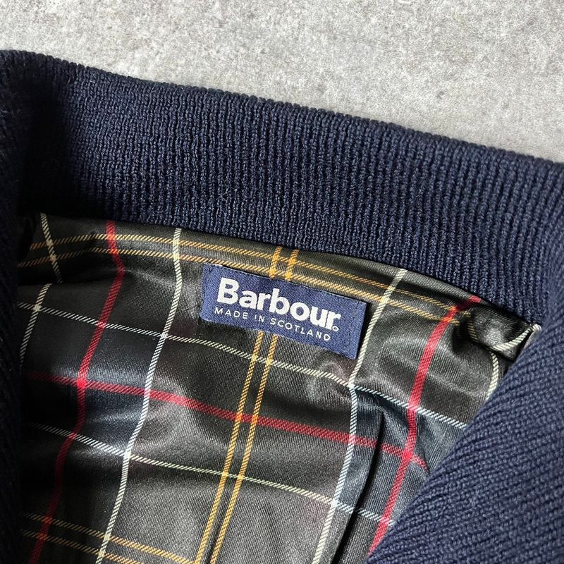 Barbour Storm Half Zip Sweater in Navy – Country Club Prep