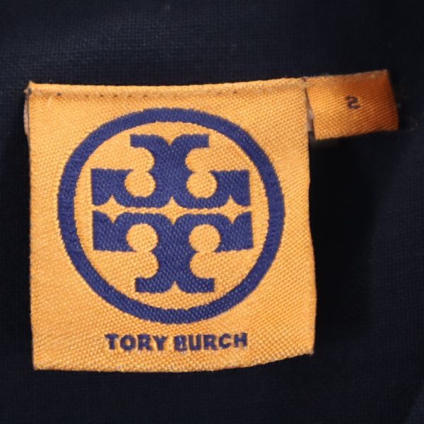 トリーバーチ ノースリーブ ワンピース 2 ネイビー Tory Burch