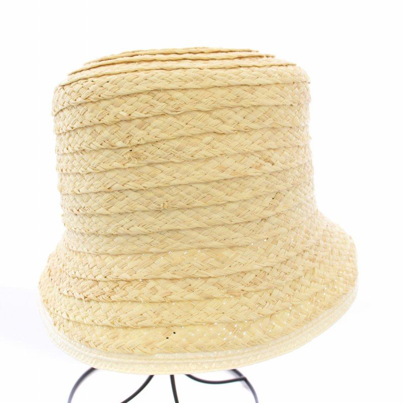 キジマタカユキ KIJIMATAKAYUKI 23SS RAFFIA BUCKET HAT 帽子