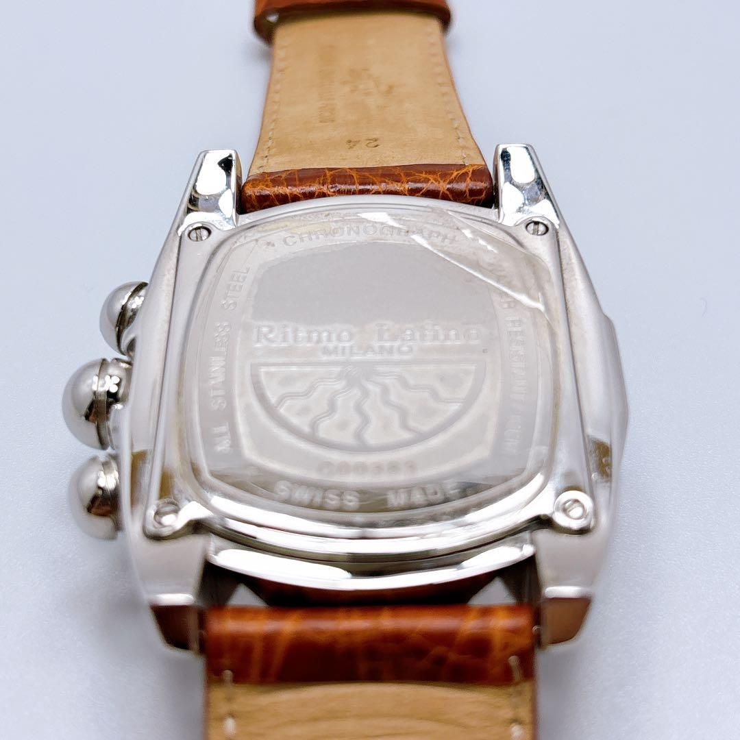 338 リトモラティーノ クラシコ クロノグラフ デイト 腕時計 希少