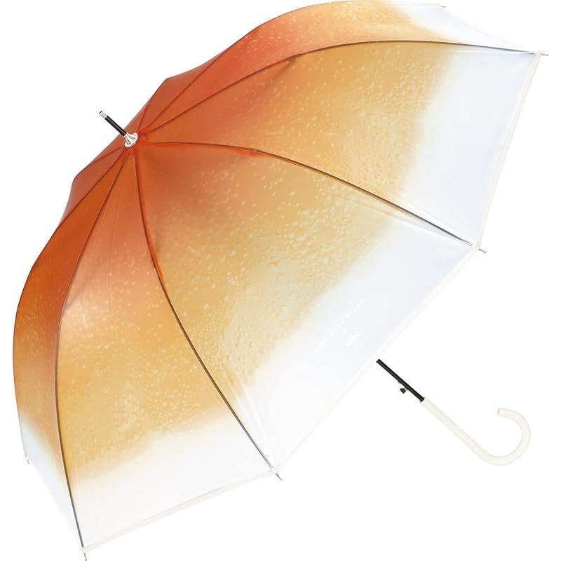 Wpc. 雨傘 [ビニール傘] 旅する喫茶×Wpc. クリームソーダアンブレラ オレンジ 長傘 60cm レディース 大きい さくらんぼ チャーム 映え レトロ 純喫茶 おしゃれ 可愛い 女性 PT-TA04-001