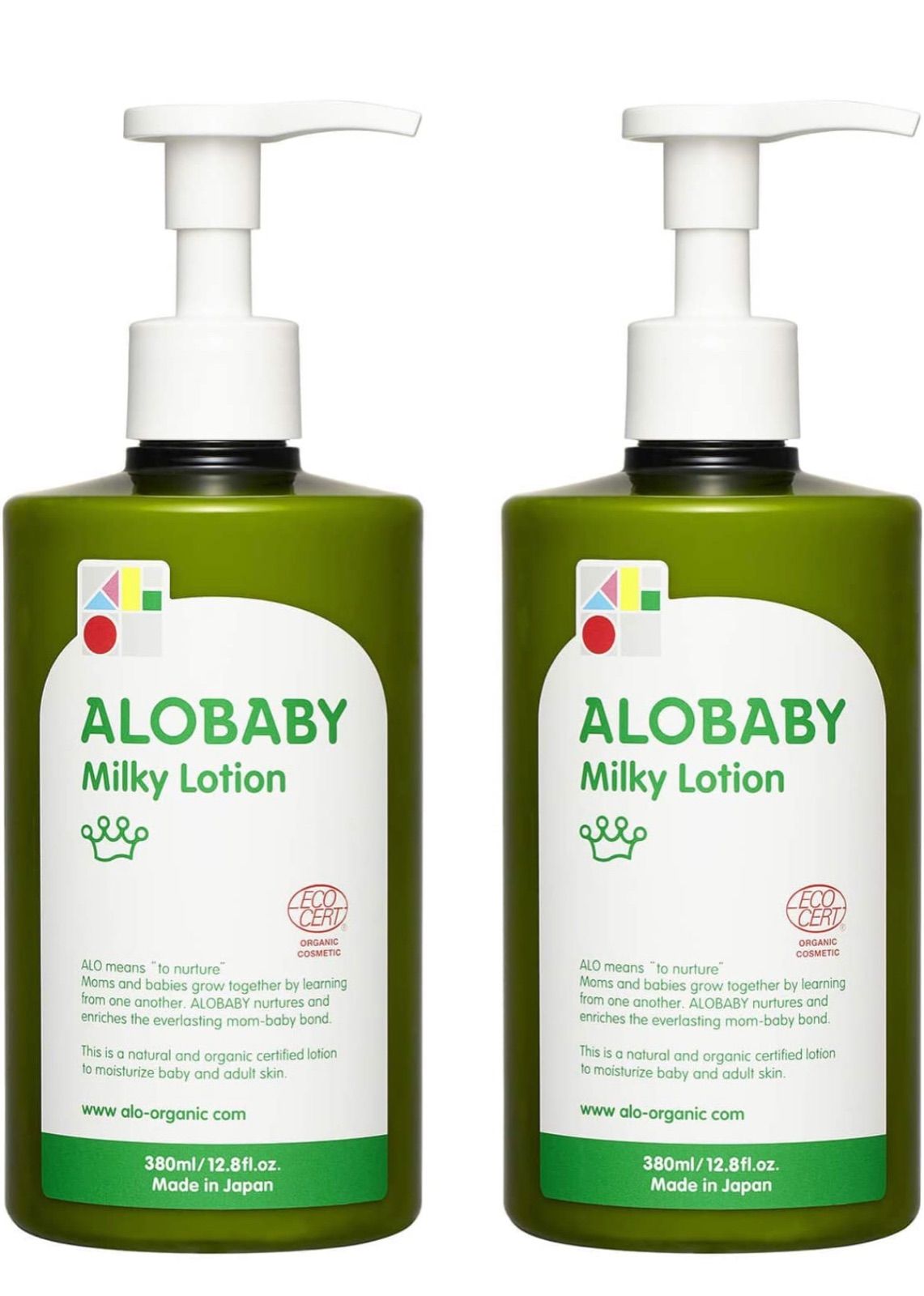 定番超特価】 ALOBABY - アロベビー ミルクローション380ml 2本セット