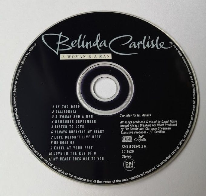 ベリンダカーライル BELINDA CARLISLE ア ウーマン&ア マン A