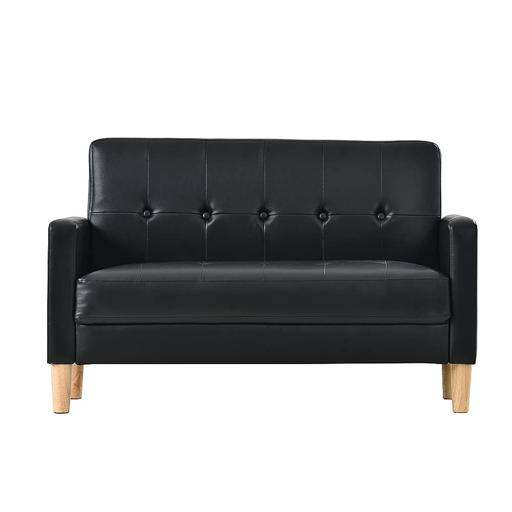 ⭕️ 展示品 KELVIN GIORMANI 最高級 黒総革張り 3人掛けソファ 革張り