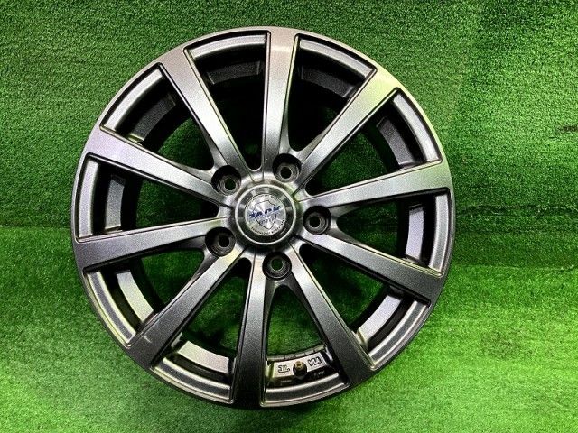 15インチ 6J 4本セット 中古アルミホイール 4本セット 15×6J +43 5穴 PCD114.3 15