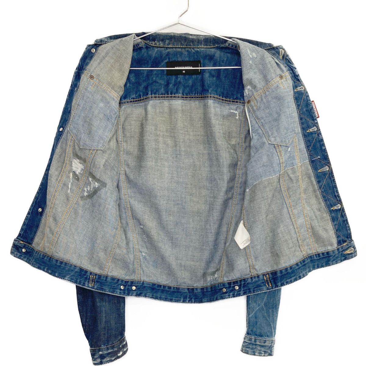 DSQUARED2 ディースクエアード インディゴ S74AM0596 ダメージ加工