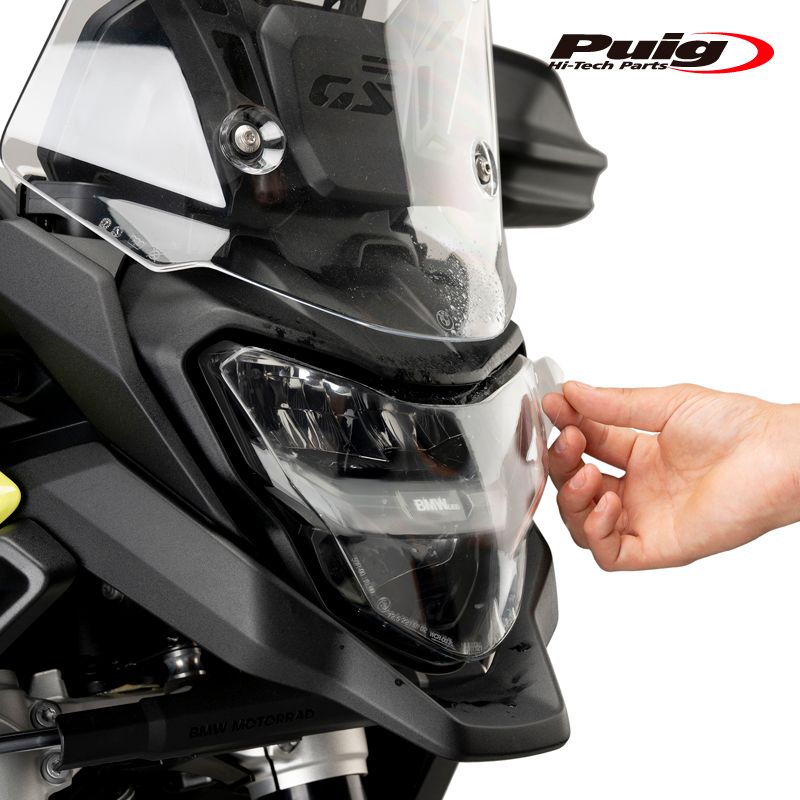Puig 22081W ADHERE HEADLIGHT PROTECTOR CLEAR BMW F900GS 24- プーチ ヘッドライトプロテクトシート