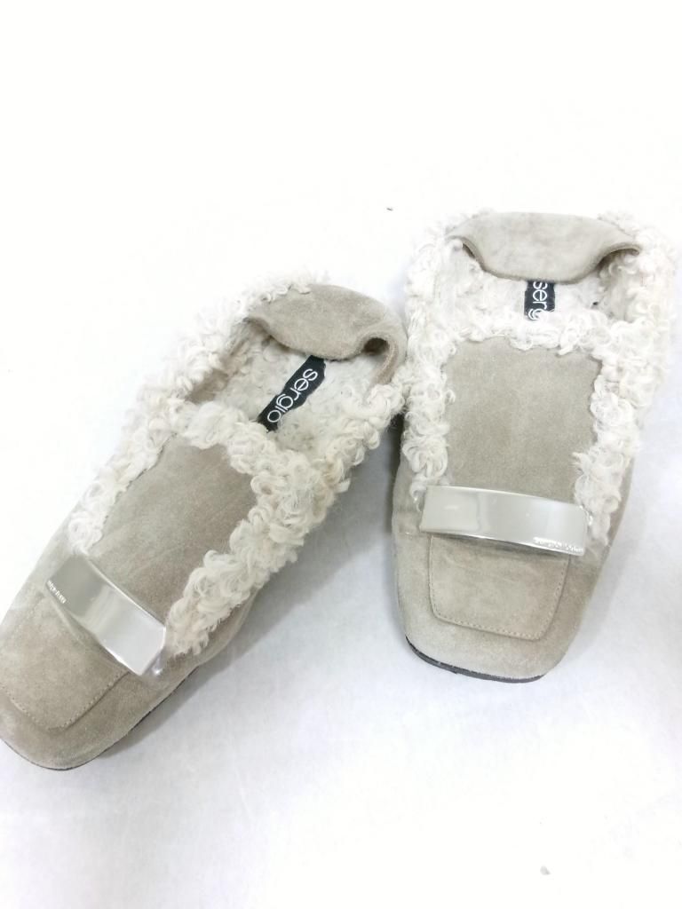 Sergio Rossi セルジオロッシ ウエアー 靴 つっかけ 内ボア 送料込み 23.5cm 974235