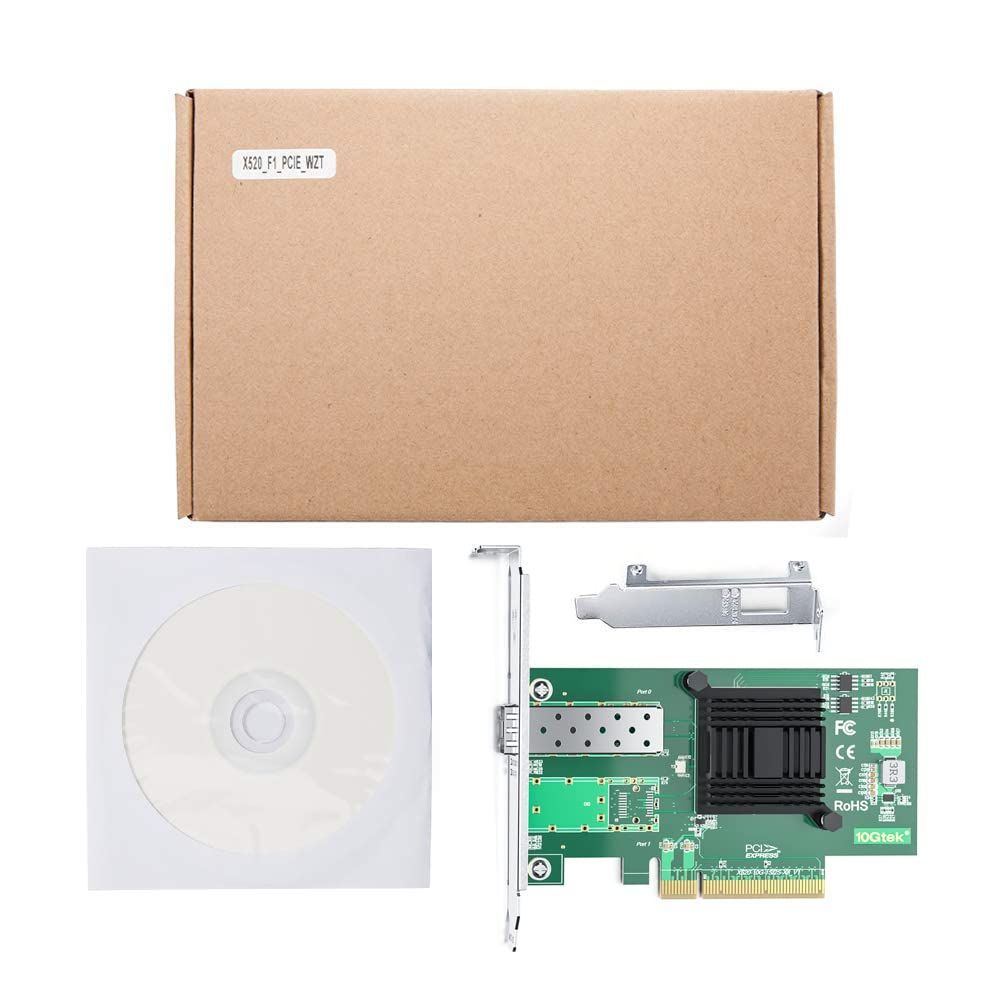 大特価】10Gtek 10G PCI-E NIC ネットワークカード Intel X520