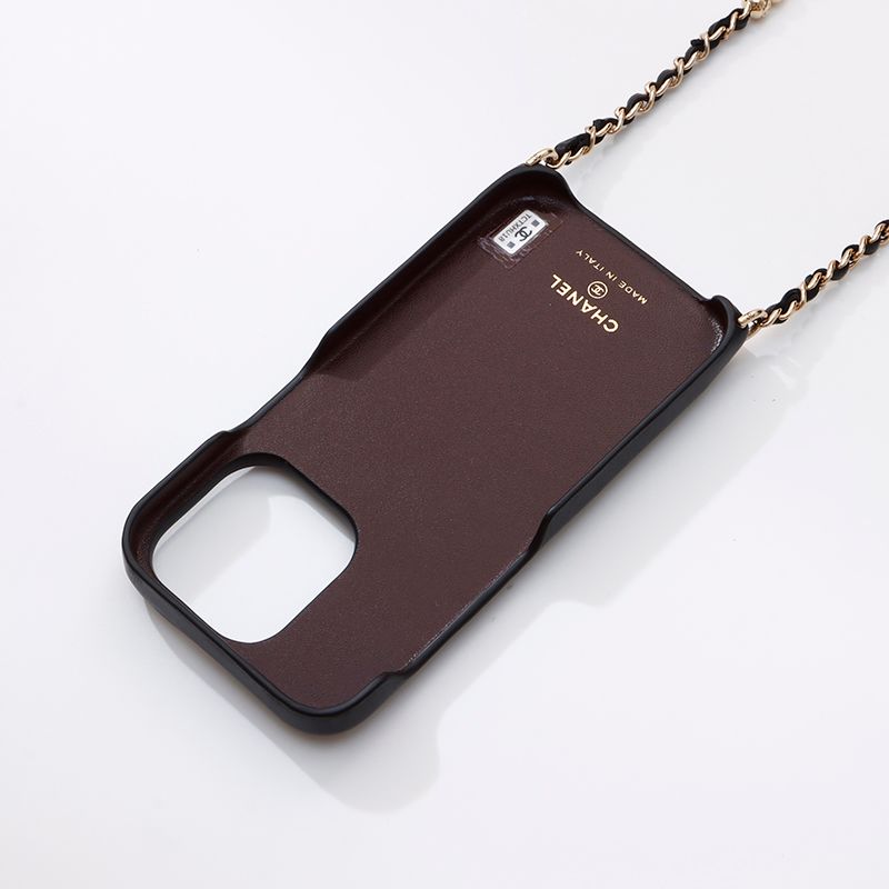 CHANEL シャネル iPhoneケース Iphone14pro マトラッセ チェーン