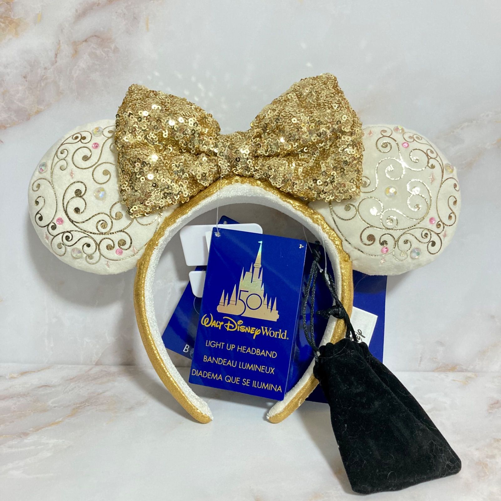 メルカリshops ラスト1点 日本未発売 ディズニー カチューシャ Wdw 50周年記念