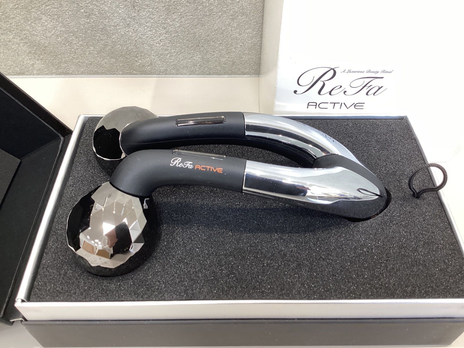 W39 ReFa ACTIVE リファアクティブ 黒【正規品】 - メルカリ