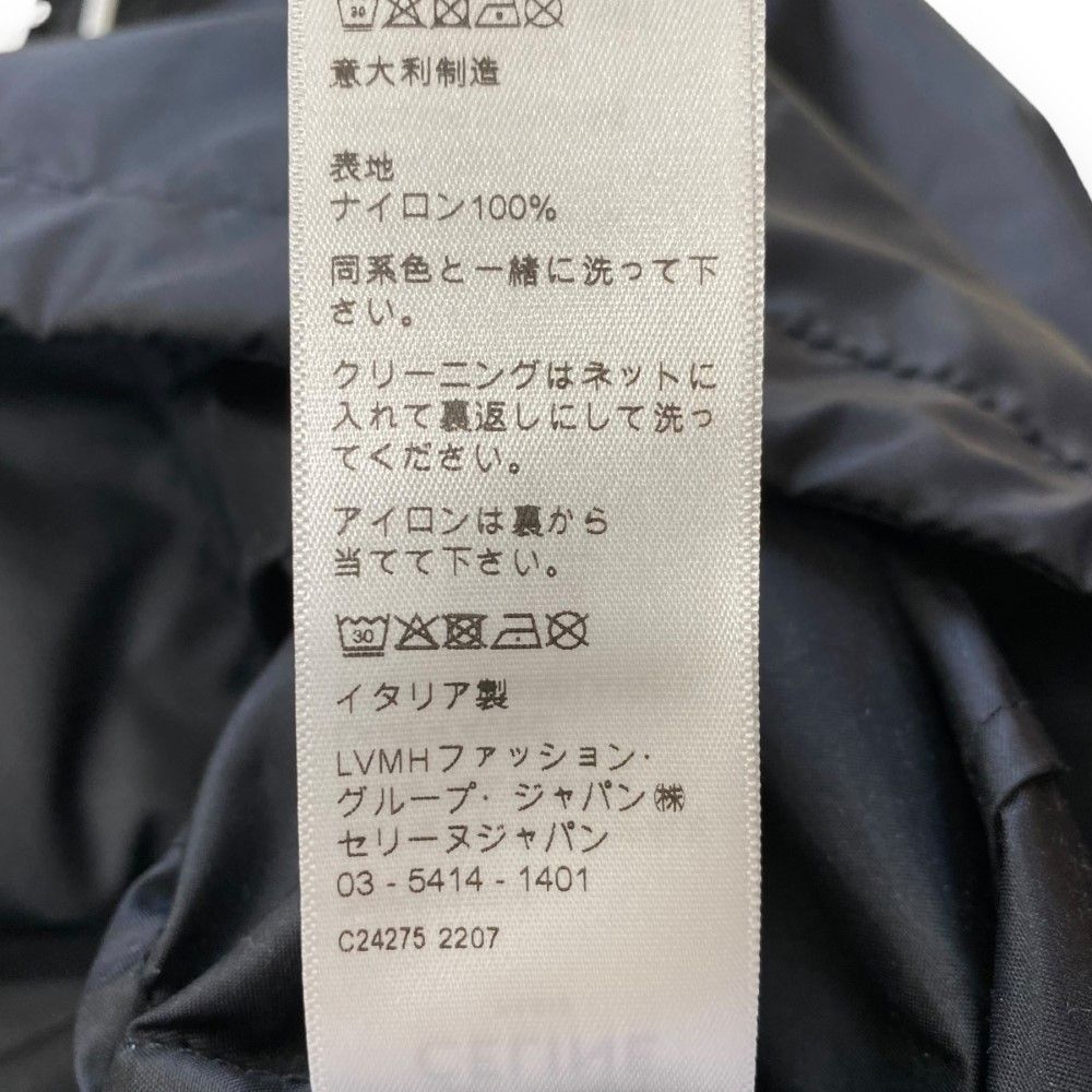 CELINE 22SS WINDBREAKER ウインドブレーカー ジャケット 50 ブラック - メルカリ