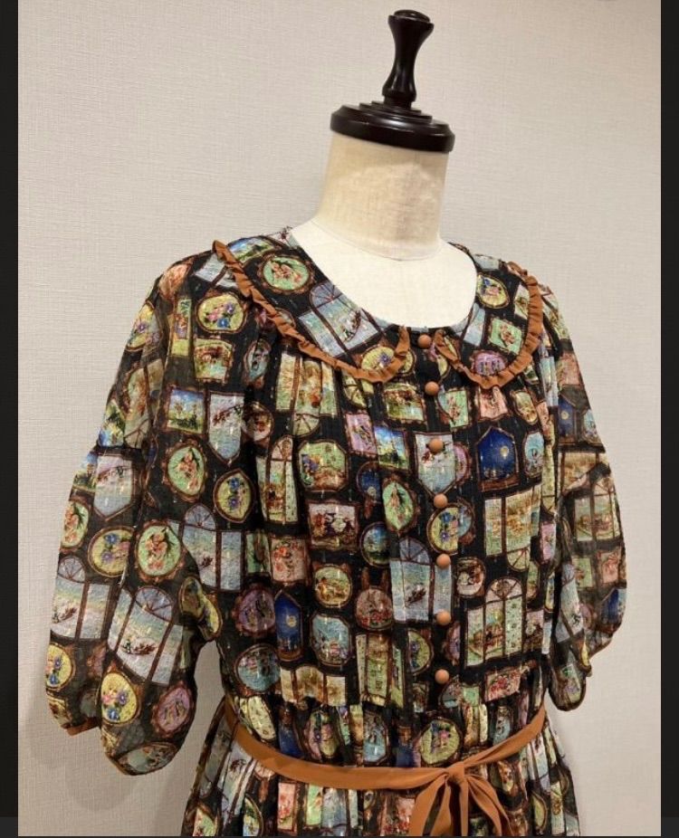 yukiemon カレンダー柄　ワンピース　ペチ無し yukiemon カレンダー柄ワンピース ペチなし 【公式通販】