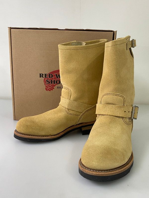 RED WING レッドウィング SUEDE ENGINEER BOOTS 8268 スエード エンジニアブーツ 靴 164-250512-yn-17-min