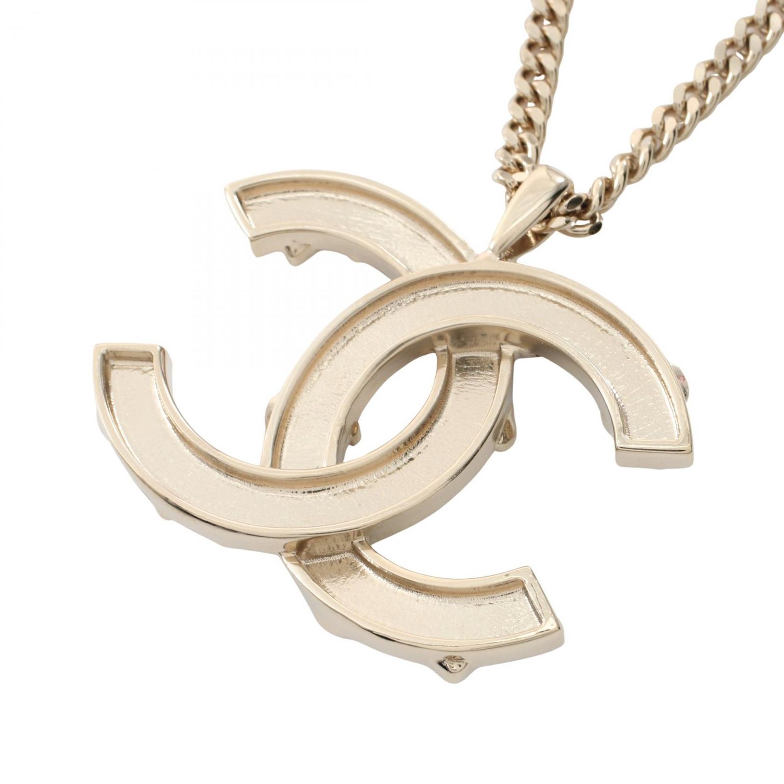 シャネル CHANEL ネックレス ココマーク ABD325 シャンパン
