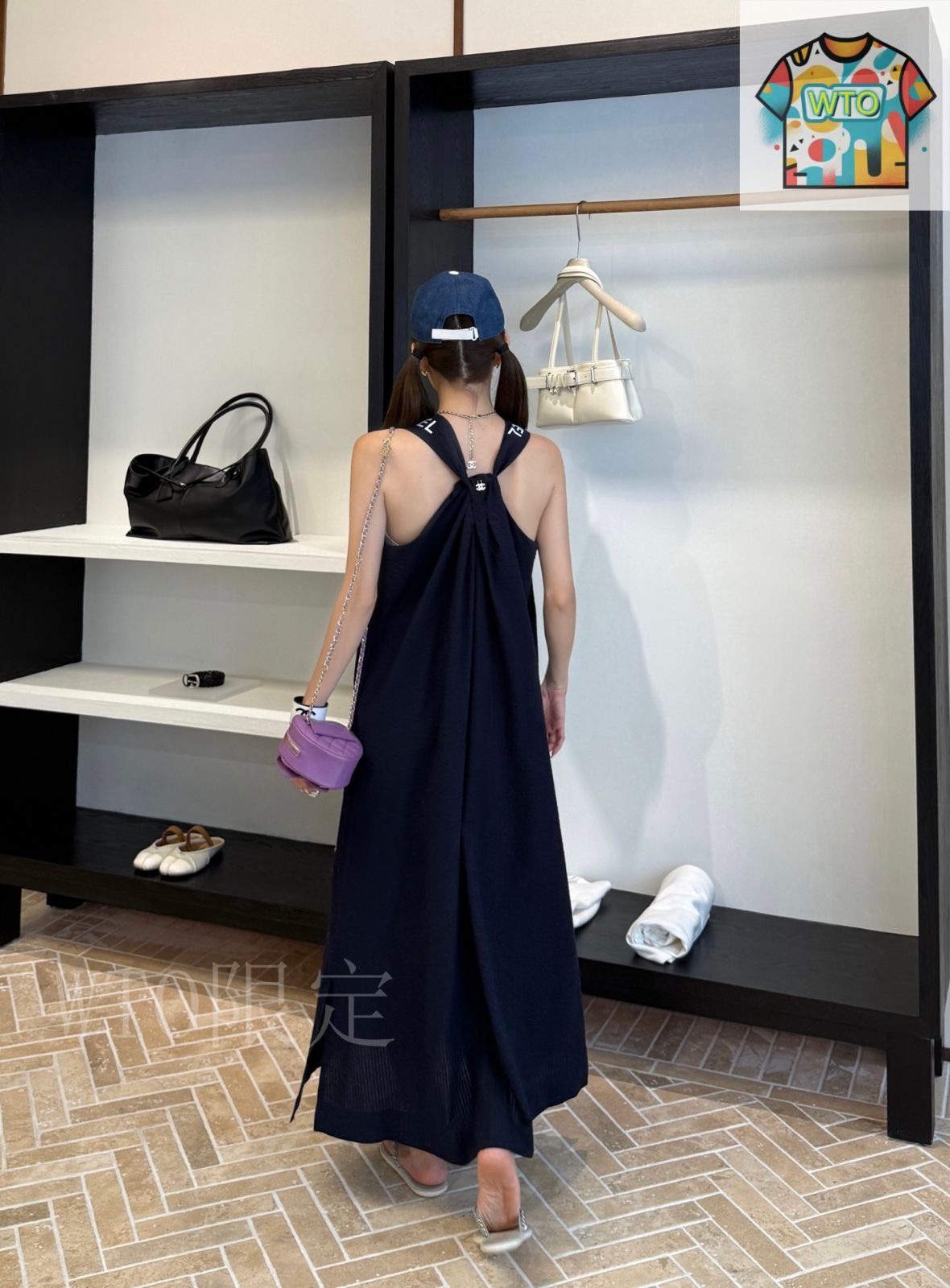 今日特価】Chanel 新款 ヴィンテージ風ロングワンピース-2