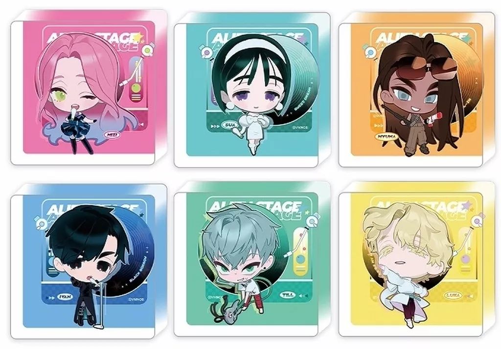 ALIEN STAGE ルカ・ヒョナ アクリル カレンダー グッズ-色紙】ALIEN