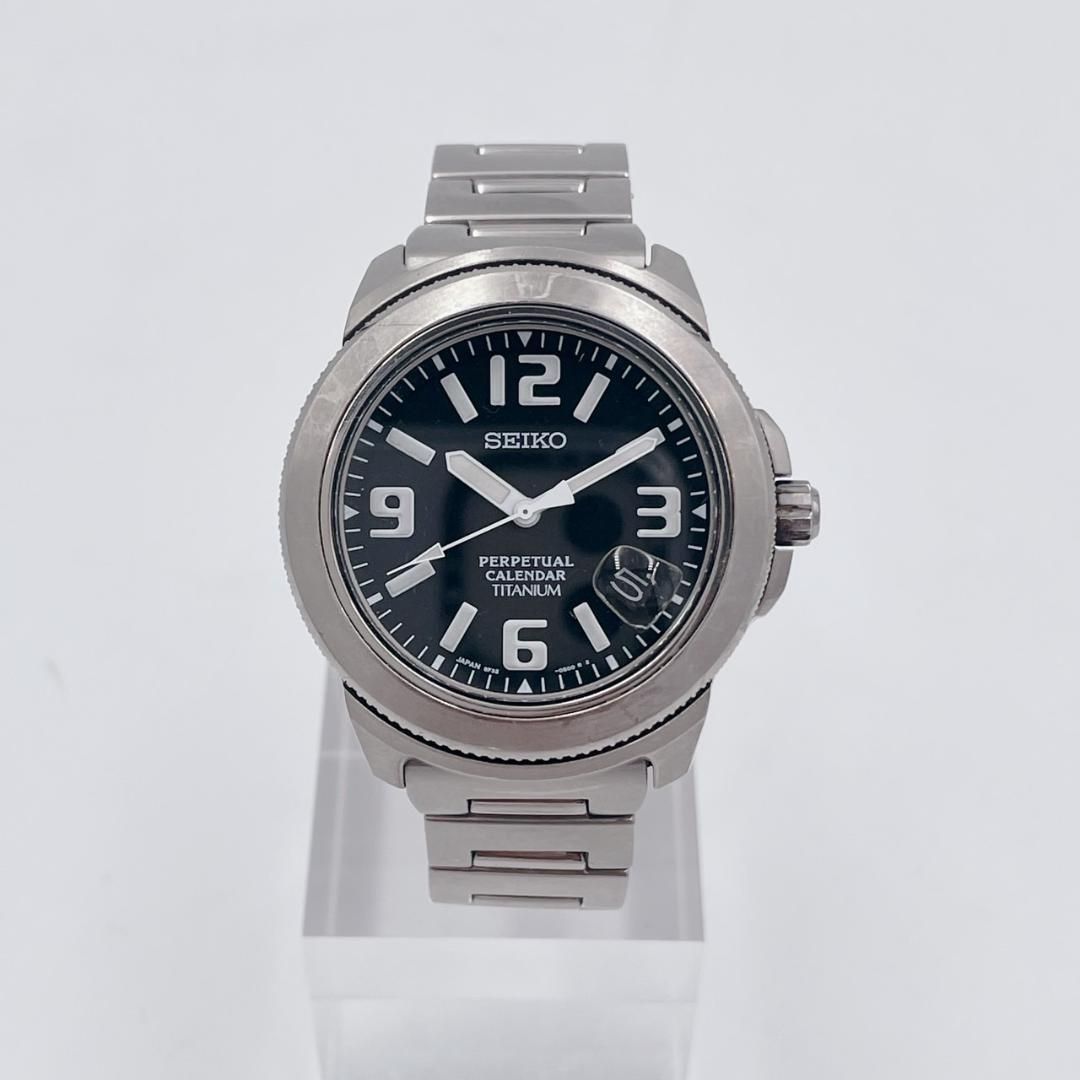 希少】 SEIKO 8F32-0350 TITANIUM - メルカリ