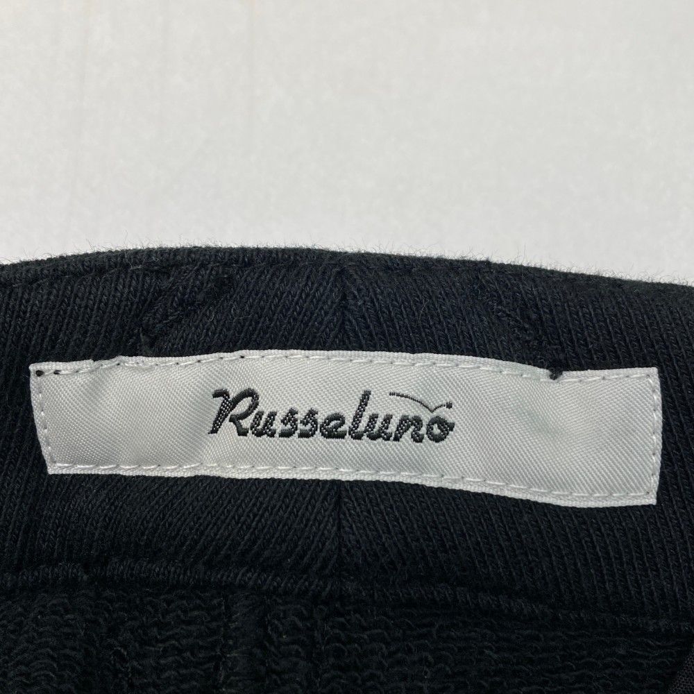 サイズ：2 RUSSELUNO ラッセルノ  スウェットカーゴスカート  ブラック系 [240101417406] ゴルフウェア レディース ストスト サイズ：2 RUSSELUNO ラッセルノ スウェットカーゴスカート ブラック系