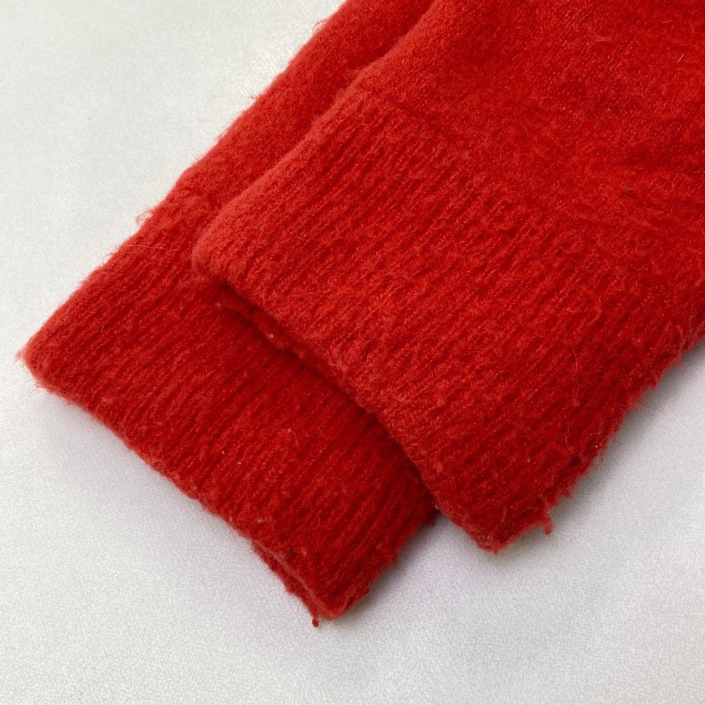 サイズ：1 JACK BUNNY ジャックバニー 裏地付 ニットセーター レッド系