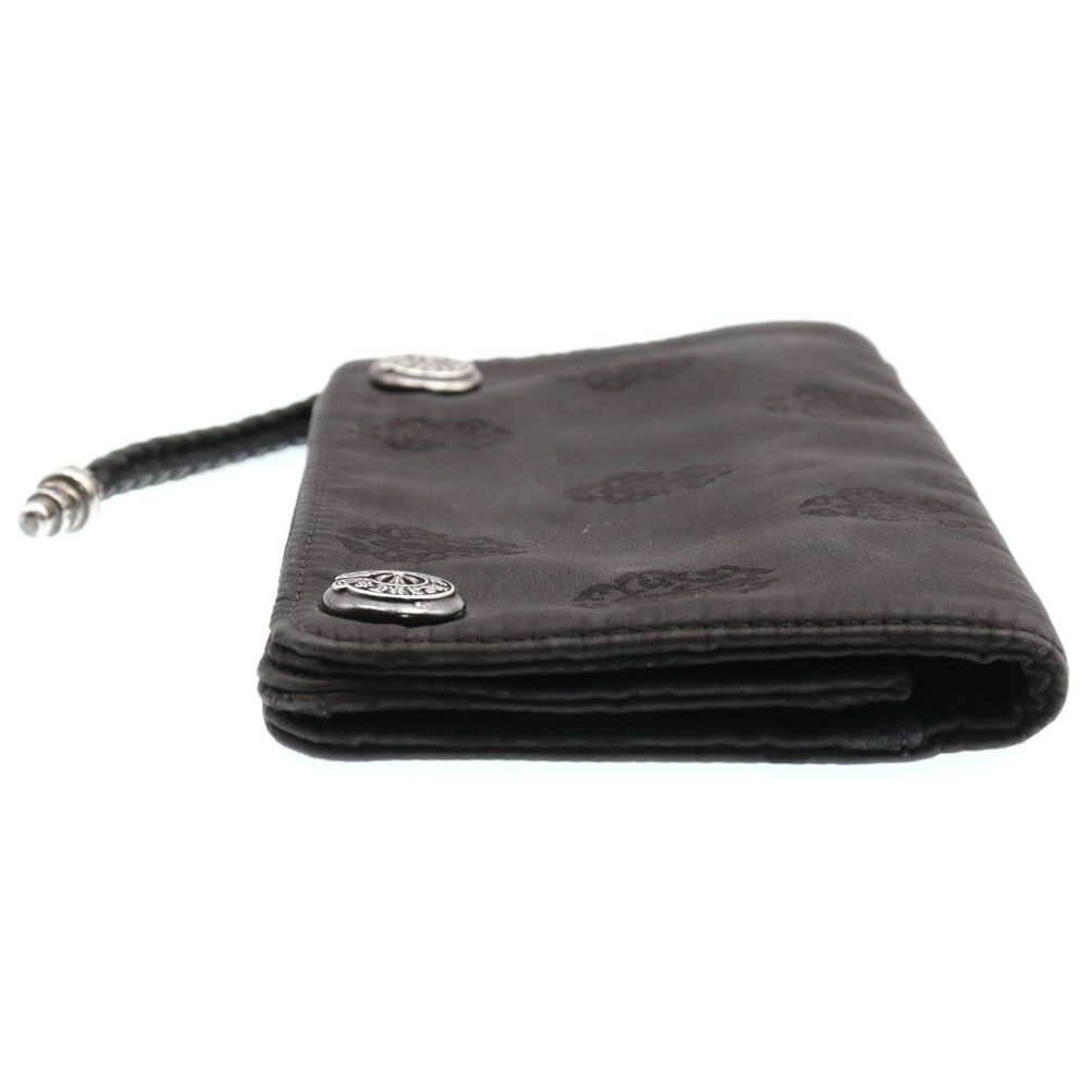 CHROME HEARTS 2Zip クロスボタン レザー 二つ折り財布 クロムハーツ 2