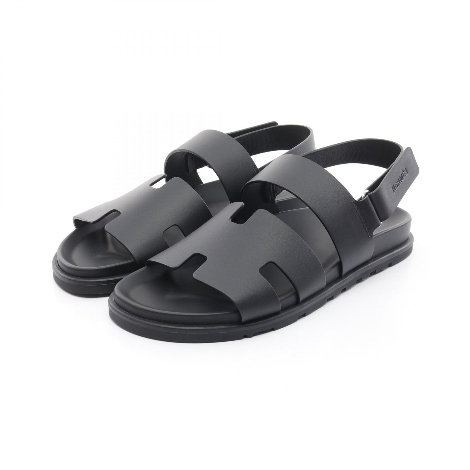 エルメス HERMES サンダル GENIUS ジニアス FR231695ZH BK レザー ジニアス メンズ