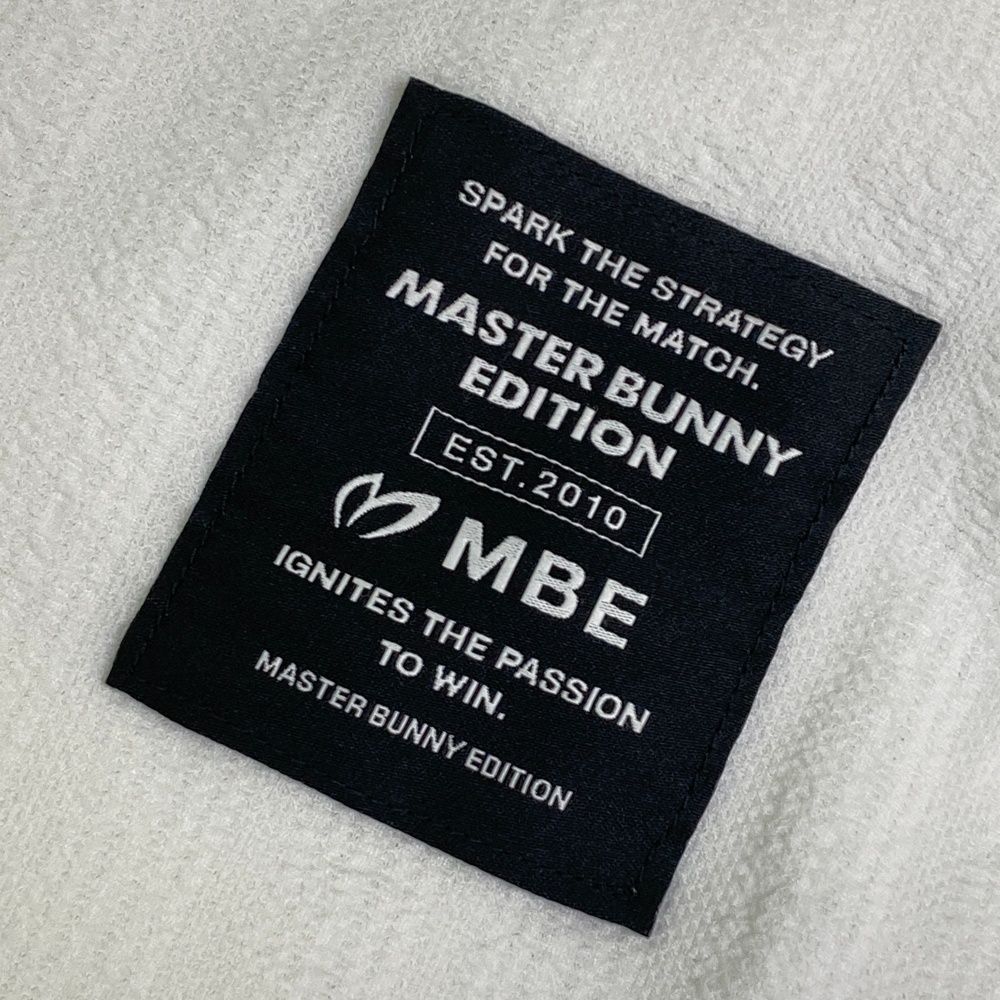 今なら全品配達料金無料！ サイズ 6 MASTER BUNNY EDITION マスターバニーエディション 半袖モックネックTシャツ シアサッカー ホワイト系 240101427040 ゴルフウェア メンズ ストスト