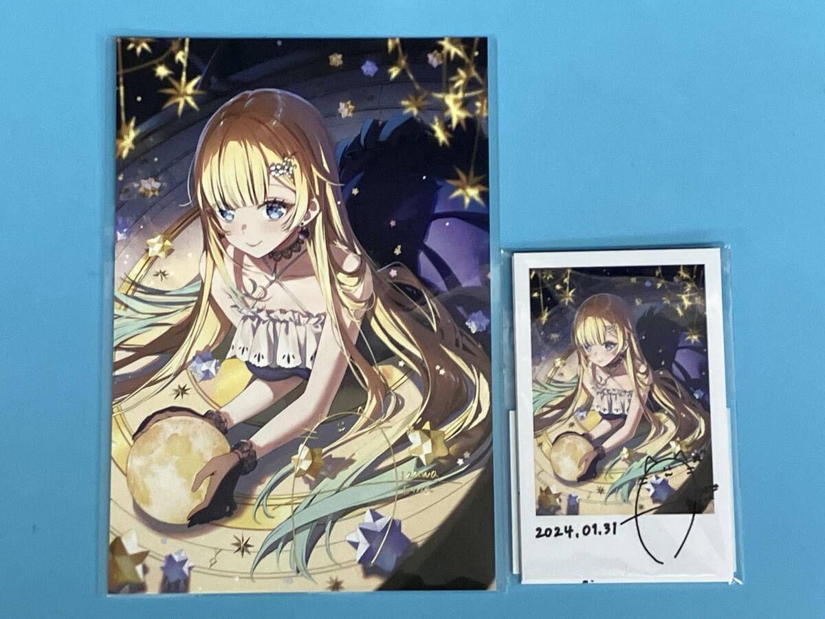 ぶいすぽっ 藍沢エマ 誕生日記念2024 チェキ風カード、ポスト