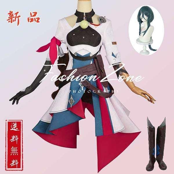 2025新入荷 崩壊 スターレイル 風 Natasha ナターシャ コスプレ衣装 ウィッグ 靴 コスチュームパーティーグッズ ハロウィン仮装 変装
