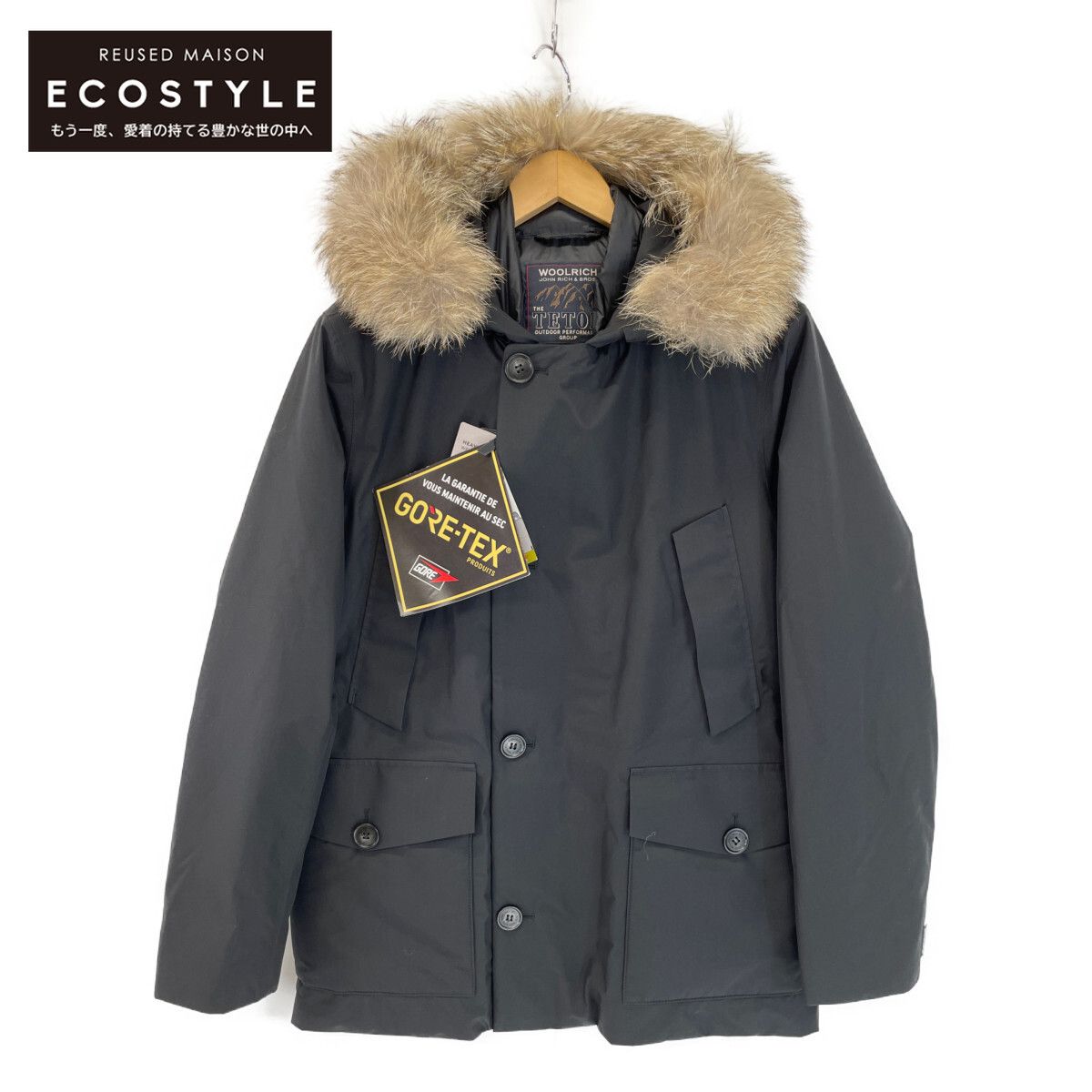 WOOLRICH ウールリッチ ﾌﾞﾗｯｸ ｺﾞｱﾃｯｸｽ ｱﾉﾗｯｸ ﾊﾟｰｶｰ S