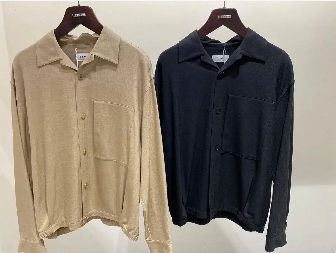 【雷市場（ポンジャン）商品韓国直送】22ss TIME HOMME ポケット ブロック シャツジャケット