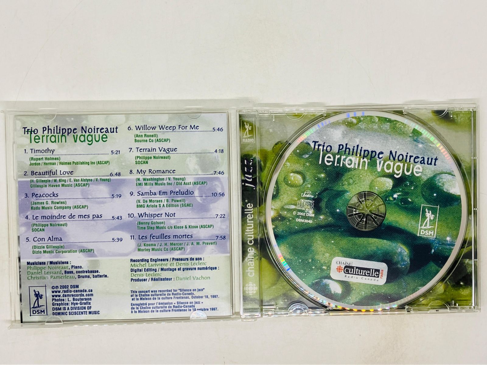 CD Trio Philippe Noireaut / Terrain vague / JAZZ ジャズ DSM 3040