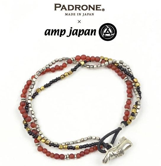 PADRONE パドローネ × amp japan アンプジャパン シューズコンチョアンクレット Shoe Concho Anklet PG9997-7011-16C