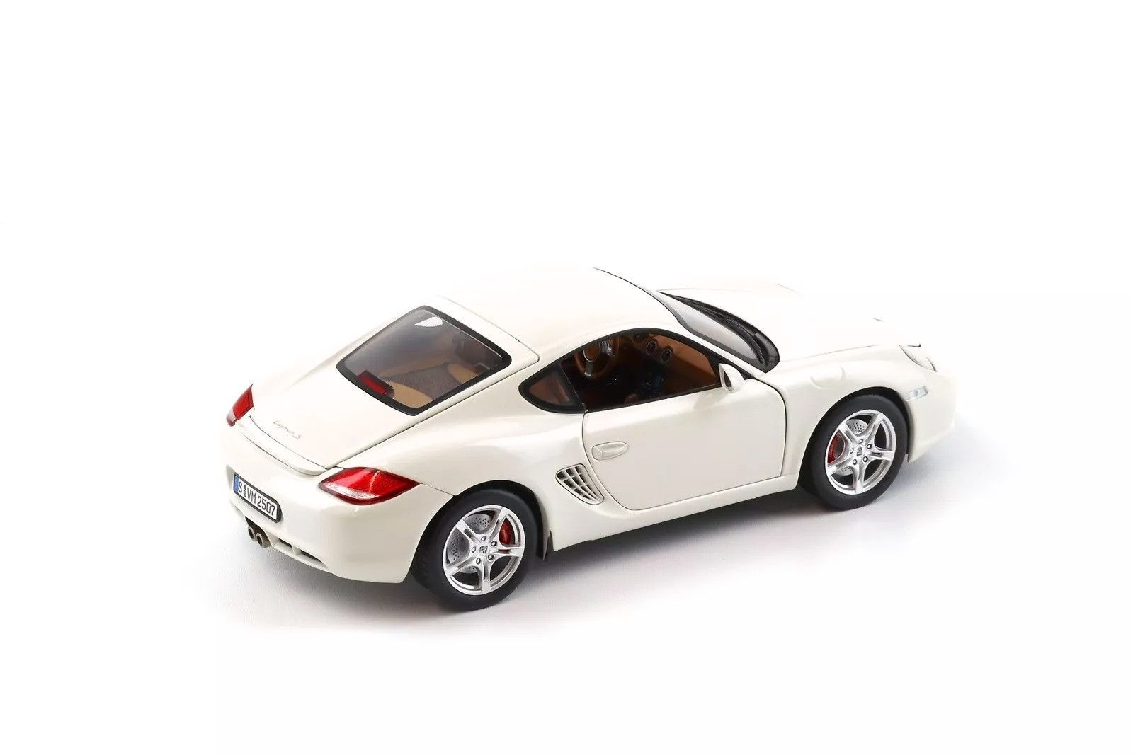 ノレブ 1/18 ポルシェ ケイマン S 987 2009 ホワイト 開閉 Norev 1:18 Porsche Cayman S 箱なし本体のみ  WAP02100719 - メルカリ