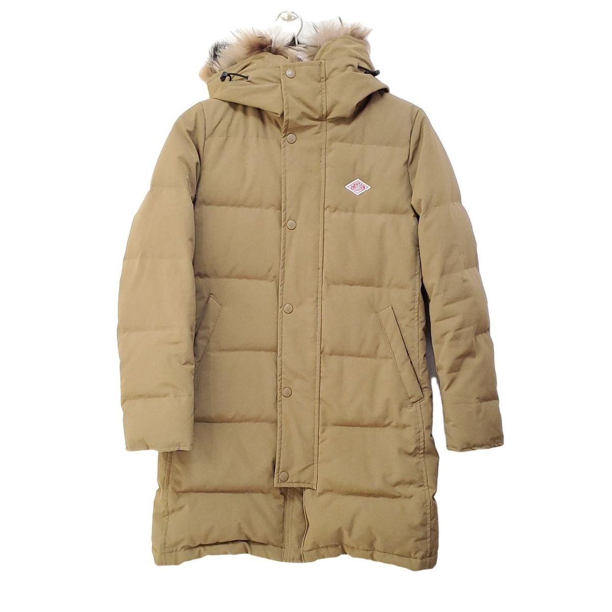 極美品】DANTON ダントン インナーダウン ジャケット ロング ベージュ