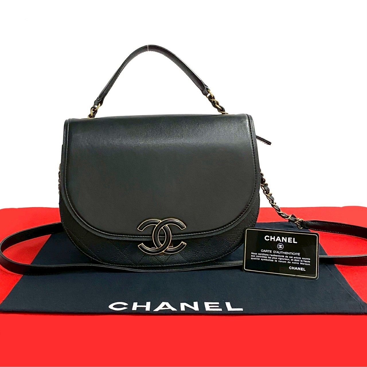 ほぼ未使用 カード シール有 24番台 CHANEL シャネル マトラッセ ココ 