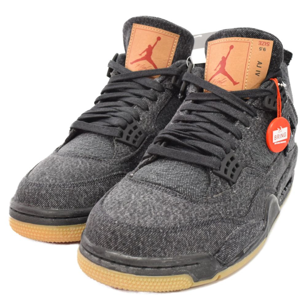 NIKE (ナイキ) ×LEVI'S AIR JORDAN 4 RETRO NRG BLACK AO2571-001 ...