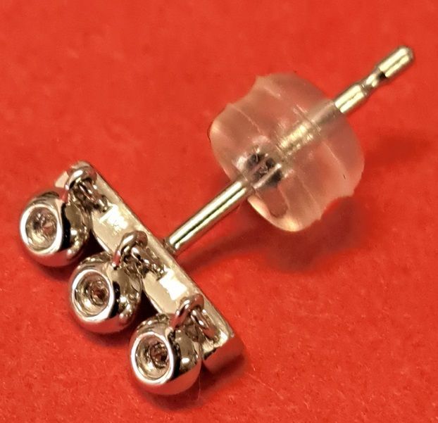 Hirotaka ヒロタカ ダイヤモンドMarakesh 3PピアスFK20HDE 片耳用 箱無し