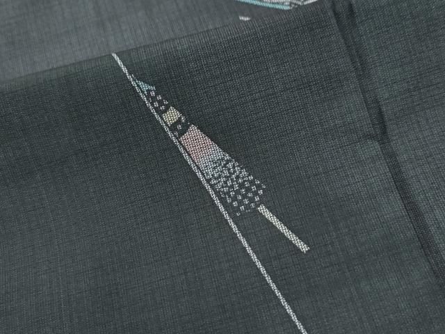 平和屋着物○訪問着 本場染大島紬 作家物 番傘 正絹 逸品 CAAW7209yc