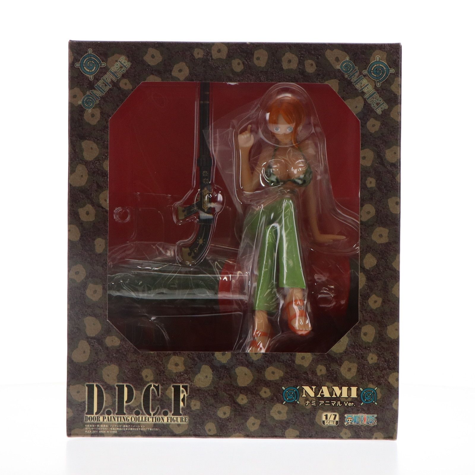 ONE PIECE - DOOR PAINTING COLLECTION FIGURE ナミ アニマルVer. ONE PIECE(ワンピース) 1/7 完成品 フィギュア プレックス DOOR PAINTING COLLECTION FIGURE ナミ アニマルVer. ONE PIECE