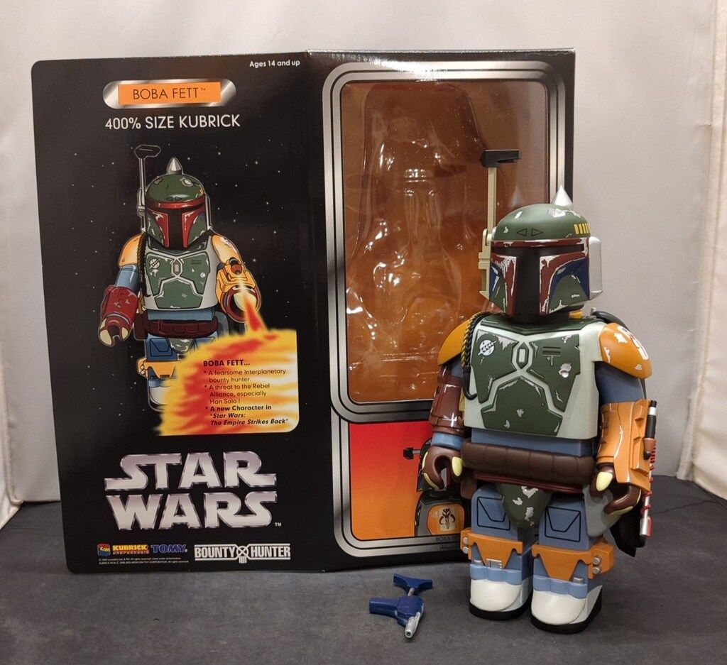 ボバ・フェット 400% サイズ KUBRICK MEDICOM TOY - 400％ KUBRICK BOBA FETT(TM) ESB version
