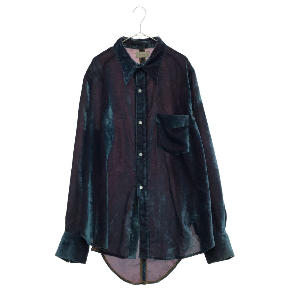 BED J.W. FORD (ベッドフォード) Velvet Plain Shirt ヴェルヴェット 
